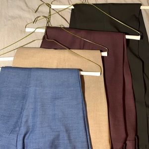 H&M Dress Pants Combo: Blue, Tan, Black and Porto. 34x30
